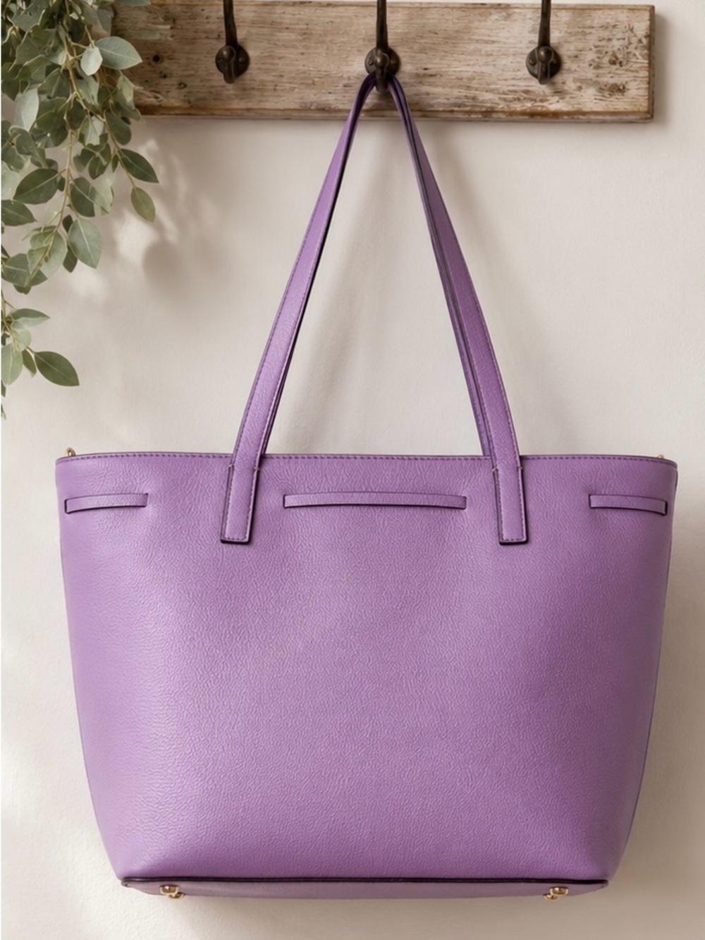 Kate Spade Hayes Valerian Medium Top Zip Tote | Classic Elegance Quiet Luxury - Picture 8 of 16